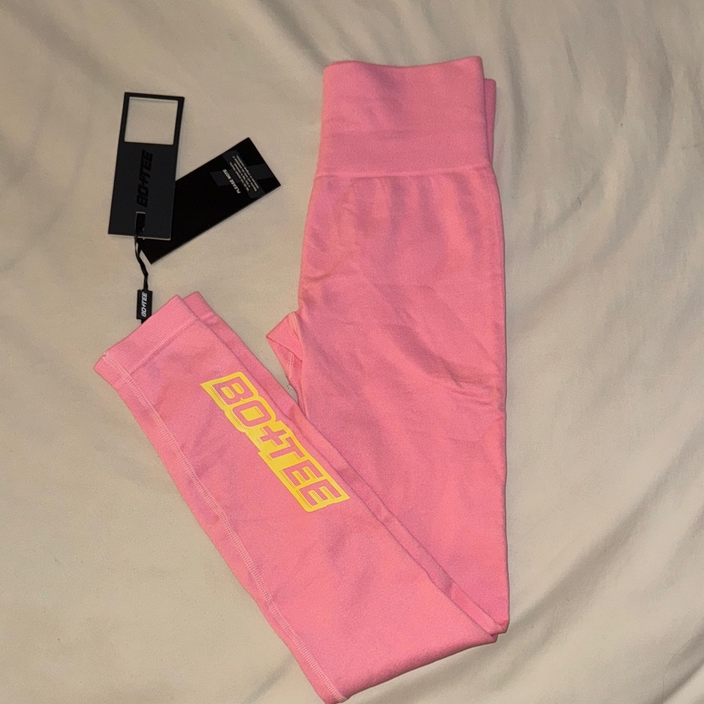 Bo+Tee Pink Leggings